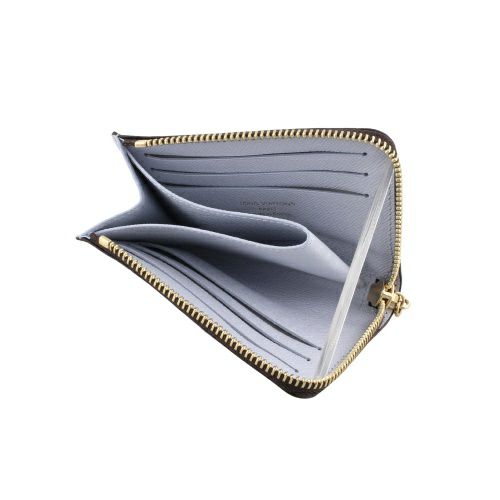 ルイヴィトン カードケース コインケース モノグラム ポルトフォイユ・ノア コンパクト ブラウン LOUIS VUITTON M14530 アズールブルー