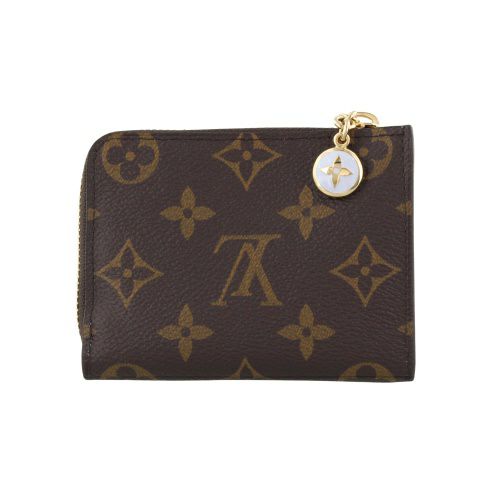 ルイヴィトン カードケース コインケース モノグラム ポルトフォイユ・ノア コンパクト ブラウン LOUIS VUITTON M14530 アズールブルー