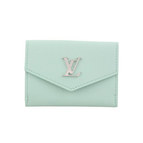ルイヴィトン 三つ折り財布 ポルトフォイユ・ロックミニ グリーン LOUIS VUITTON M81885 ミストグリーン