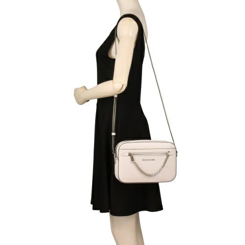 マイケルコース ショルダーバッグ レディース JET SET ITEM LG EW ZP CHAIN XBODY ホワイト MICHAEL KORS 35T1STTC9L OPTIC WHITE