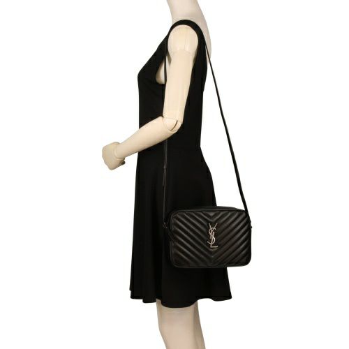 サンローラン ショルダーバッグ レディース LOU ルー ブラック SAINT LAURENT 761554 DV704 1000 NERO
