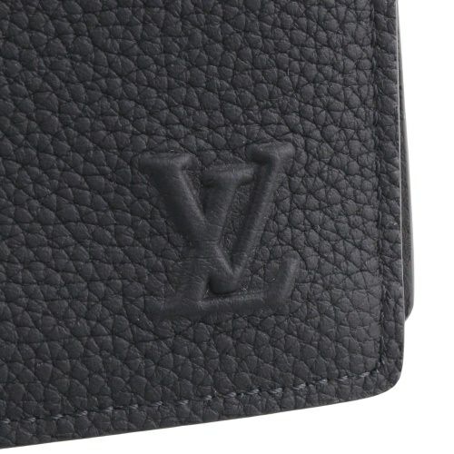 ルイヴィトン 長財布 アエログラム ポルトフォイユ・ブラザ ブラック LOUIS VUITTON M25942 ノワール