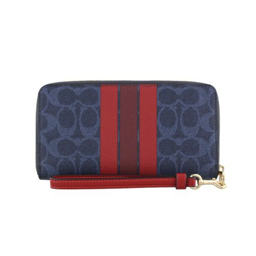 コーチ アウトレット 長財布 レディース ブルー COACH OUTLET CBO09 IMY3L