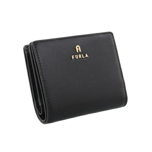 フルラ 二つ折り財布 レディース CAMELIA S COMPACT WALLET ZIP ブラック FURLA WP00307 ARE000 O6000 NERO