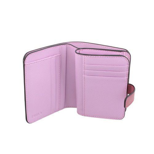 フルラ 二つ折り財布 レディース CAMELIA S COMPACT WALLET ピンク FURLA WP00315 ARE000 4302S BLUSH PINK+SAKURA int
