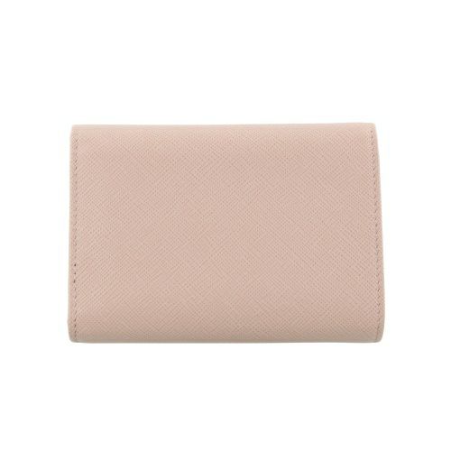 プラダ 三つ折り財布 レディース SAFFIANO METAL ORO ベージュ PRADA 1MH025 QWA F0236 CIPRIA