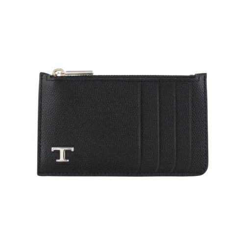 トッズ カードケース コインケース フラグメントケース メンズ レディース ユニセックス Tタイムレス ブラック TOD’S XAMTSYF8300UGA B999 BLACK