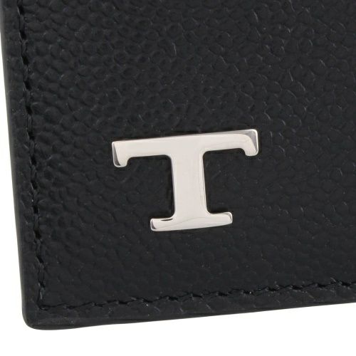 トッズ カードケース コインケース フラグメントケース メンズ レディース ユニセックス Tタイムレス ブラック TOD’S XAMTSYF8300UGA B999 BLACK