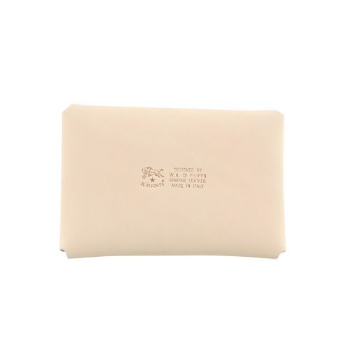 イルビゾンテ カードケース 名刺入れ レディース ホワイト IL BISONTE SCC031 PG0001 NA106B NATURALE