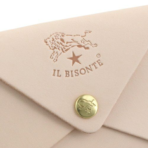 イルビゾンテ カードケース 名刺入れ レディース ホワイト IL BISONTE SCC031 PG0001 NA106B NATURALE