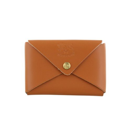 イルビゾンテ カードケース 名刺入れ レディース ブラウン IL BISONTE SCC031 PG0001 CA101B CARAMEL