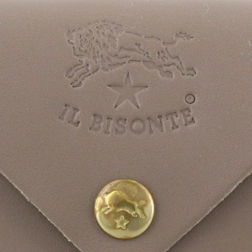 イルビゾンテ カードケース 名刺入れ レディース グレー IL BISONTE SCC031 PG0001 GY103B TORTORA