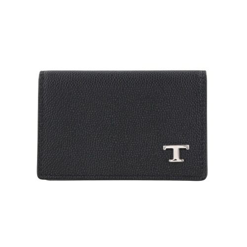 トッズ カードケース 名刺入れ メンズ Tタイムレス ブラック TOD’S XAMTSYF8200UGA B999 BLACK