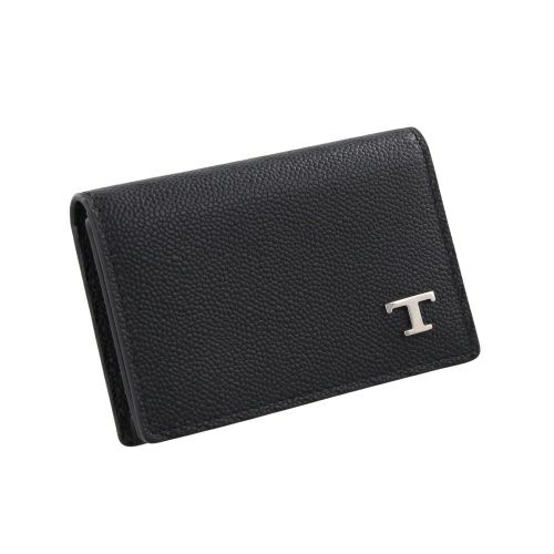 トッズ カードケース 名刺入れ メンズ Tタイムレス ブラック TOD’S XAMTSYF8200UGA B999 BLACK
