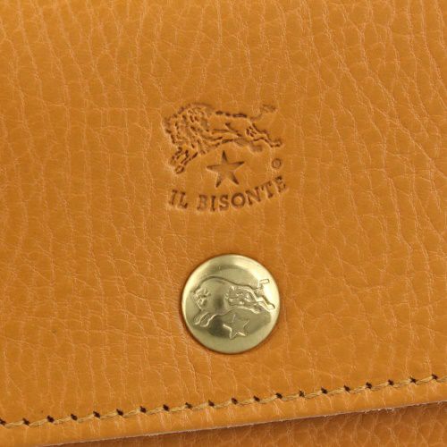 イルビゾンテ コインケース メンズ レディース ユニセックス ブラウン IL BISONTE SCP020 PV0001 OR176B MIELE