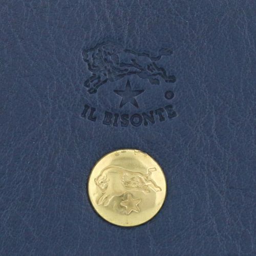 イルビゾンテ コインケース メンズ レディース ユニセックス ブルー IL BISONTE SCP020 PV0005 BL137B BLU