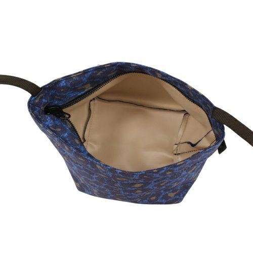 エルベシャプリエ ショルダーバッグ レディース ブルー Herve Chapelier 1927F F32 PANTHERE BLEUE/09 NOIR
