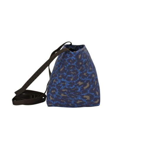 エルベシャプリエ ショルダーバッグ レディース ブルー Herve Chapelier 1927F F32 PANTHERE BLEUE/09 NOIR