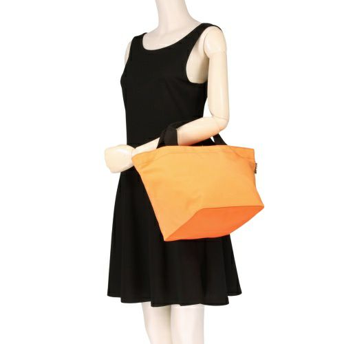 エルベシャプリエ ハンドバッグ レディース オレンジ Herve Chapelier 1027N 34 VITAMINE/36 MANDARINE
