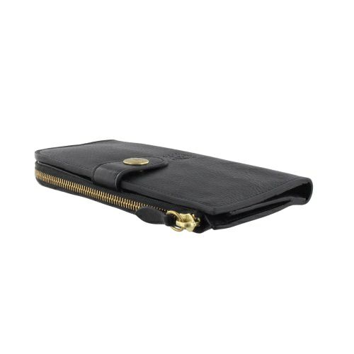 イルビゾンテ 長財布 メンズ レディース ユニセックス ブラック IL BISONTE SCW011 PV0005 BK128B NERO
