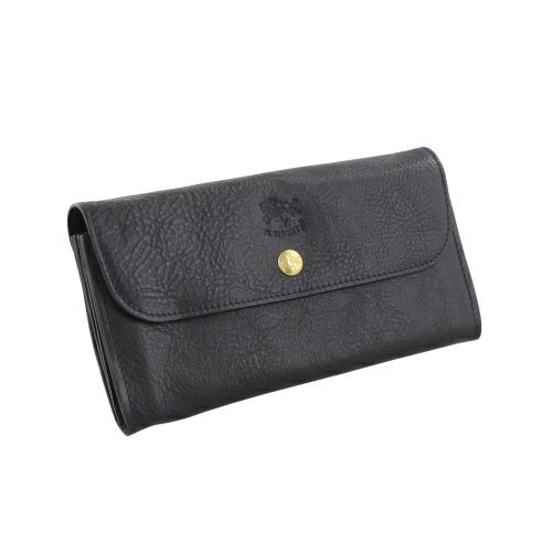 イルビゾンテ 長財布 メンズ レディース ユニセックス ブラック IL BISONTE SCW020 PV0005 BK110B NERO