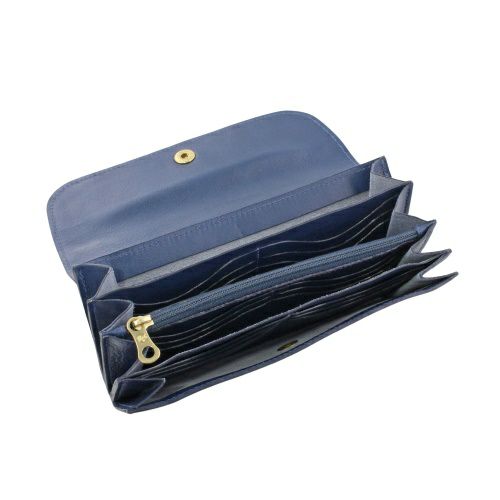 イルビゾンテ 長財布 メンズ レディース ユニセックス ブルー IL BISONTE SCW020 PV0005 BL137B BLU