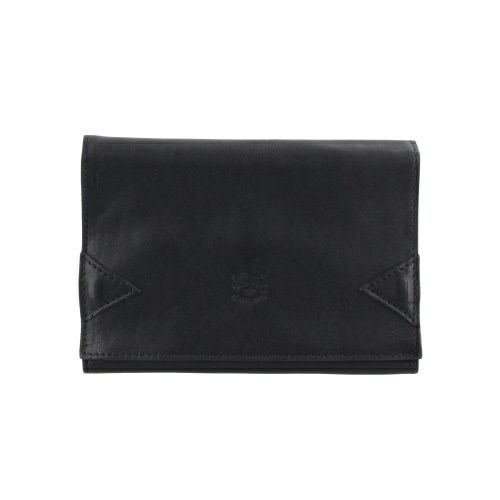 イルビゾンテ 二つ折り財布 メンズ レディース ユニセックス ブラック IL BISONTE SMW002 PO0001 BK116N BLACK