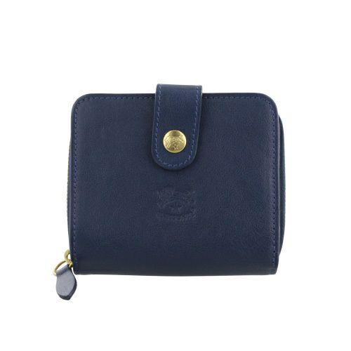イルビゾンテ 二つ折り財布 メンズ レディース ユニセックス ブルー IL BISONTE SMW067 PV0005 BL138B BLU