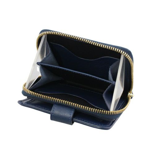 イルビゾンテ 二つ折り財布 メンズ レディース ユニセックス ブルー IL BISONTE SMW067 PV0005 BL138B BLU