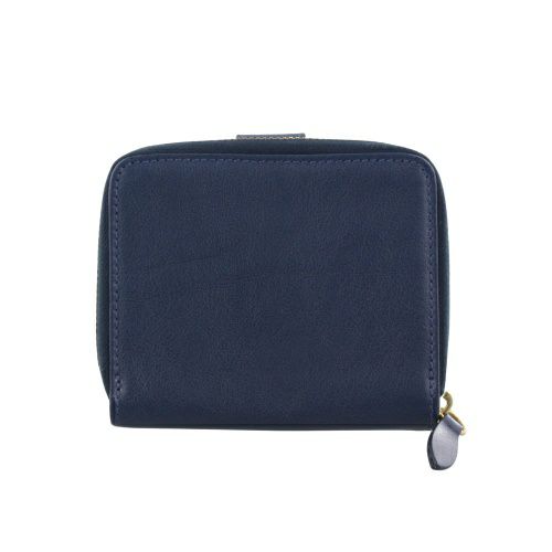 イルビゾンテ 二つ折り財布 メンズ レディース ユニセックス ブルー IL BISONTE SMW067 PV0005 BL138B BLU