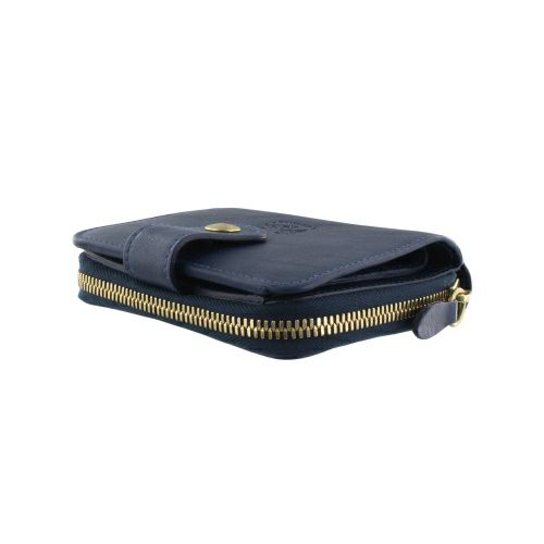 イルビゾンテ 二つ折り財布 メンズ レディース ユニセックス ブルー IL BISONTE SMW067 PV0005 BL138B BLU