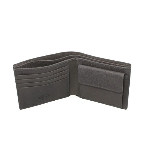 トッズ 二つ折り財布 メンズ Tタイムレス グレー TOD’S XAMTSYBB300UGA B413 GRAY