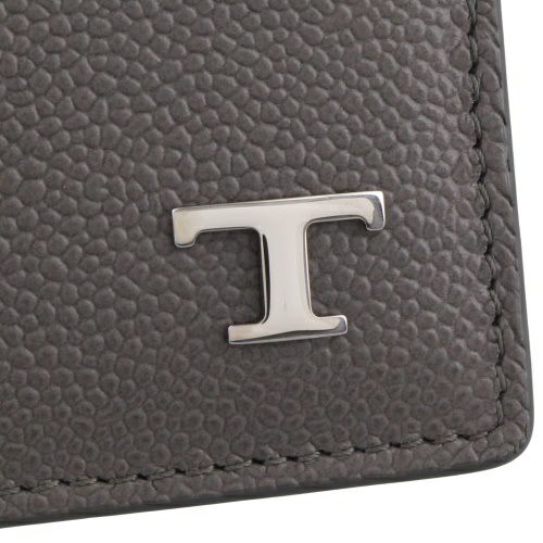 トッズ 二つ折り財布 メンズ Tタイムレス グレー TOD’S XAMTSYBB300UGA B413 GRAY