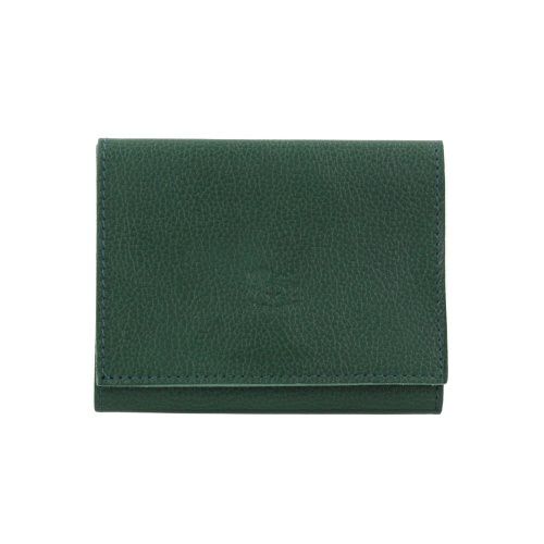 イルビゾンテ 三つ折り財布 メンズ レディース ユニセックス グリーン IL BISONTE SMW036 PV0004 GR101B