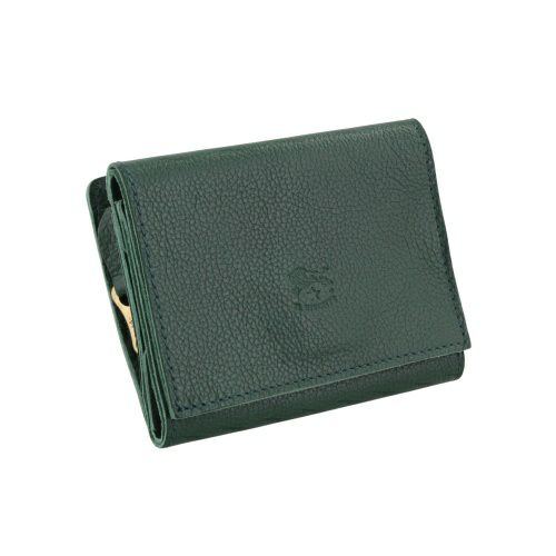 イルビゾンテ 三つ折り財布 メンズ レディース ユニセックス グリーン IL BISONTE SMW036 PV0004 GR101B