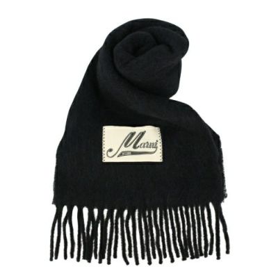 マルニ マフラー レディース ブラック MARNI SCMC0059Y0UTW918 00B99