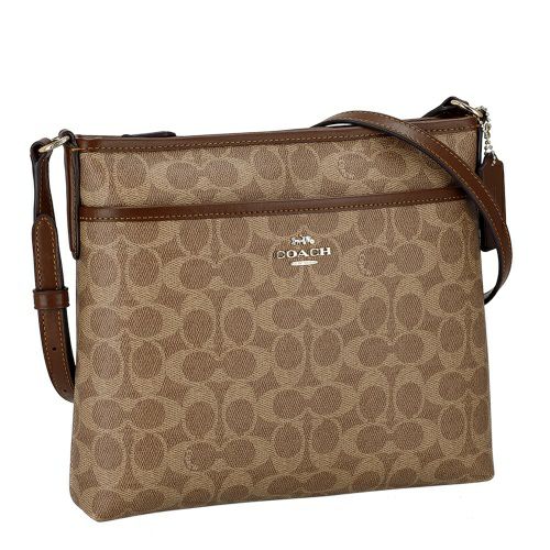 コーチ アウトレット ショルダーバッグ レディース シグネチャー ブラウン COACH OUTLET CCQ21 IMXHE タン/ブラウン