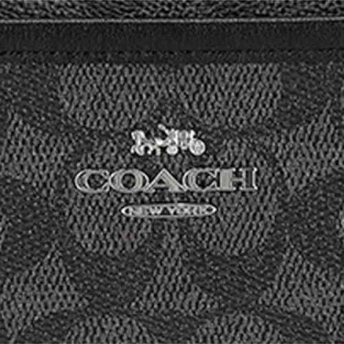 コーチ アウトレット ショルダーバッグ レディース シグネチャー ブラック COACH OUTLET CCQ21 SVO1U チャコール/ブラック