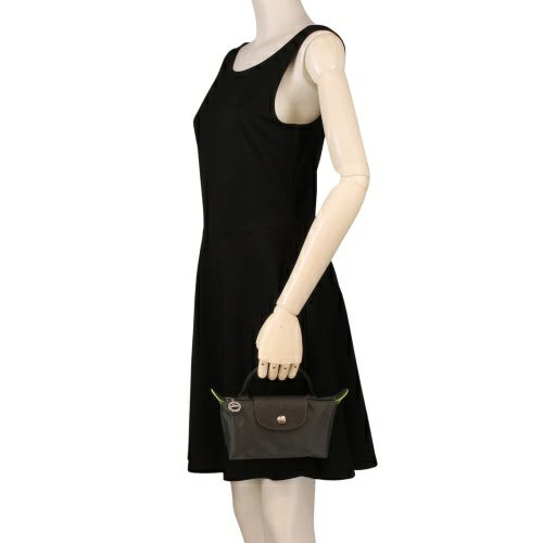 ロンシャン ハンドバッグ レディース LE PLIAGE GREEN プリアージュ グリー グレー LONGCHAMP 34175 919 P66 Graphite