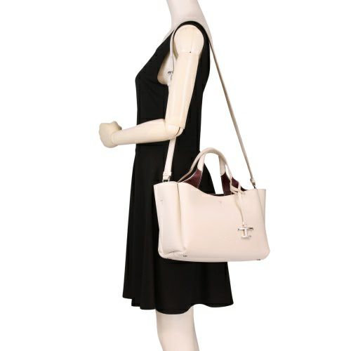 トッズ ハンドバッグ レディース Tタイムレス T TIMELESS ホワイト TOD’S XBWAPAFL100QRI 9P09 WHITE