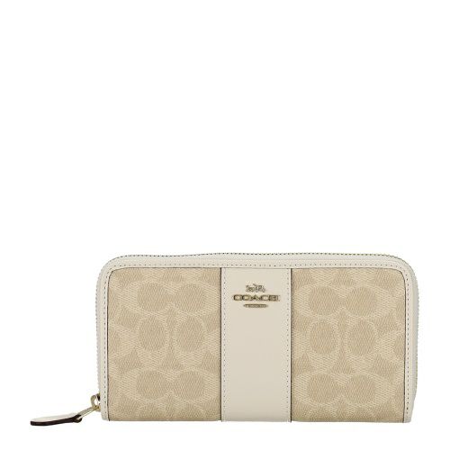 COACH✳️新品 レディース折り財布 シグネチャー チョーク ホワイト