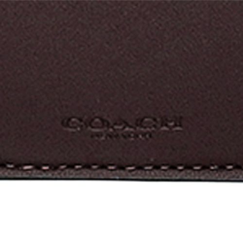 コーチ アウトレット 二つ折り財布 メンズ コイン ウォレット・シグネチャー キャンバス パープル COACH OUTLET CY406 YED