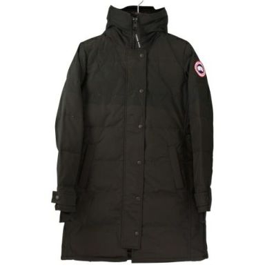 【難あり】モンクレール MONCLER ダウンジャケット 黒 L レディース3 MONCLER (モンクレール) 切り替え フルボタン ロング ダウンジャケット