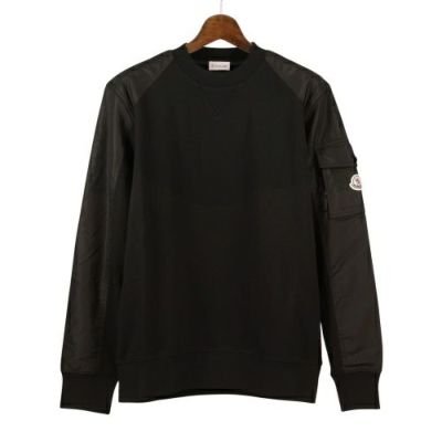 モンクレール トレーナー メンズ Lサイズ SWEATSHIRT ブラック MONCLER
