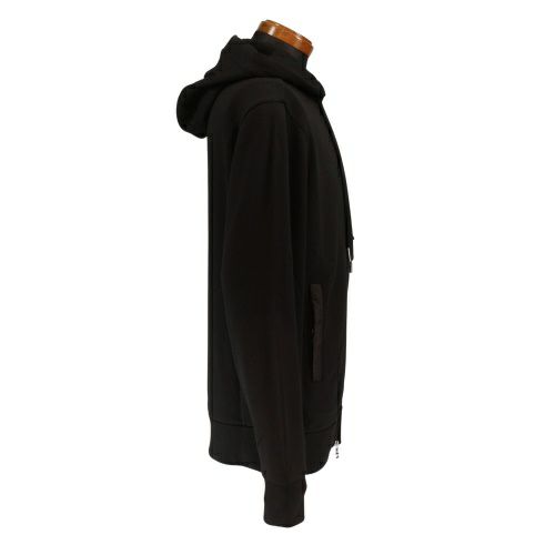 モンクレール パーカー ジップアップフーディー メンズ SWEATSHIRT ブラック MONCLER K2091 8G00072 999 BLACK