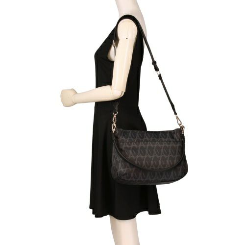ジャンニ ヴァレンチノ ショルダーバッグ レディース ブラック GIANNI VALENTINO GV106 BLACK