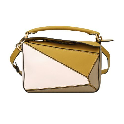 ロエベ ハンドバッグ レディース パズルバッグ スモール LOEWE A510S21X55 4025 OCHRE x SOFT WHITE