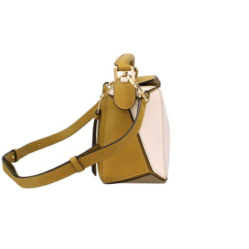 ロエベ ハンドバッグ レディース パズルバッグ スモール LOEWE A510S21X55 4025 OCHRE x SOFT WHITE