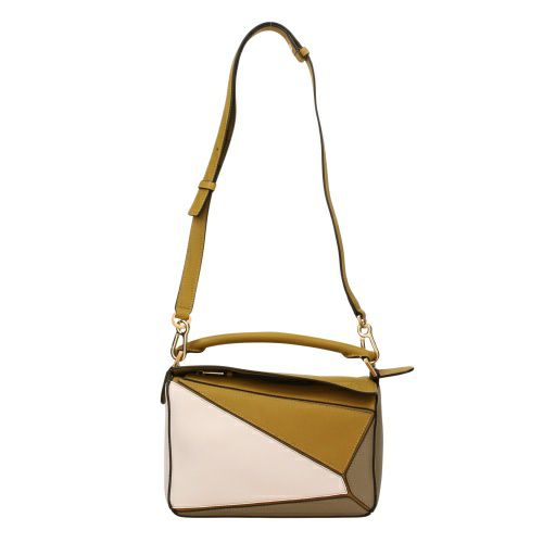 ロエベ ハンドバッグ レディース パズルバッグ スモール LOEWE A510S21X55 4025 OCHRE x SOFT WHITE