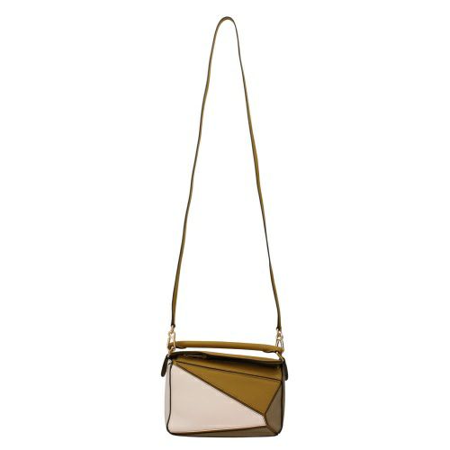 ロエベ ハンドバッグ レディース パズルバッグ スモール LOEWE A510U95X34 4025 OCHRE x SOFT WHITE
